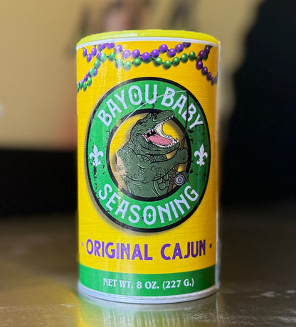 Bayou Baby Seasoning- Original Cajun 8 oz