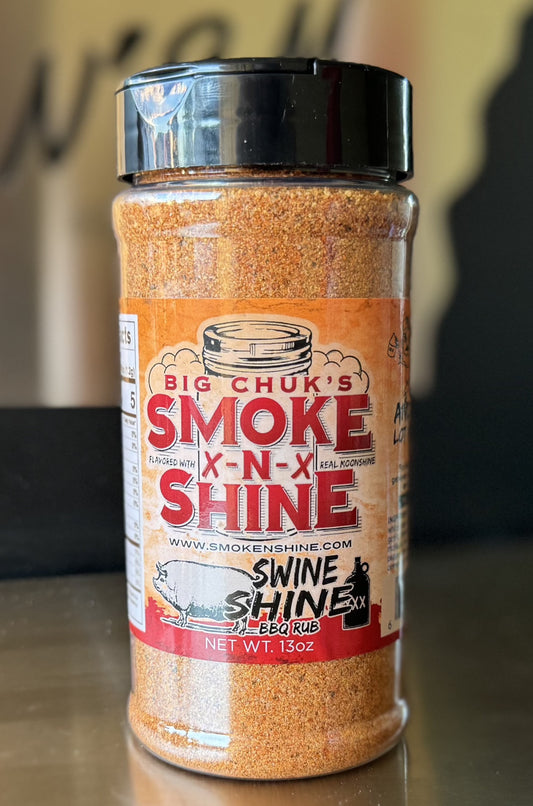 Smoke N Shine's "Swine Shine"  Sweet Heat BBQ Rub13OZ