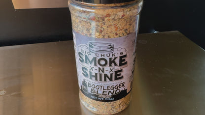 Smoke n Shine's "Bootlegger Blend" Moonshine BBQ Rub 11.5OZ